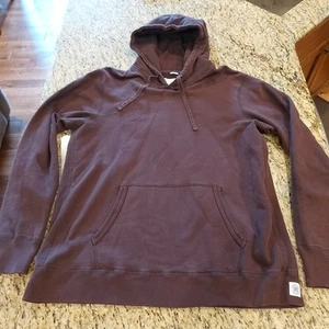 Felpa con cappuccio uomo REIGNING CHAMP 100% cotone taglia XL viola scuro/vino - Foto 1 di 14