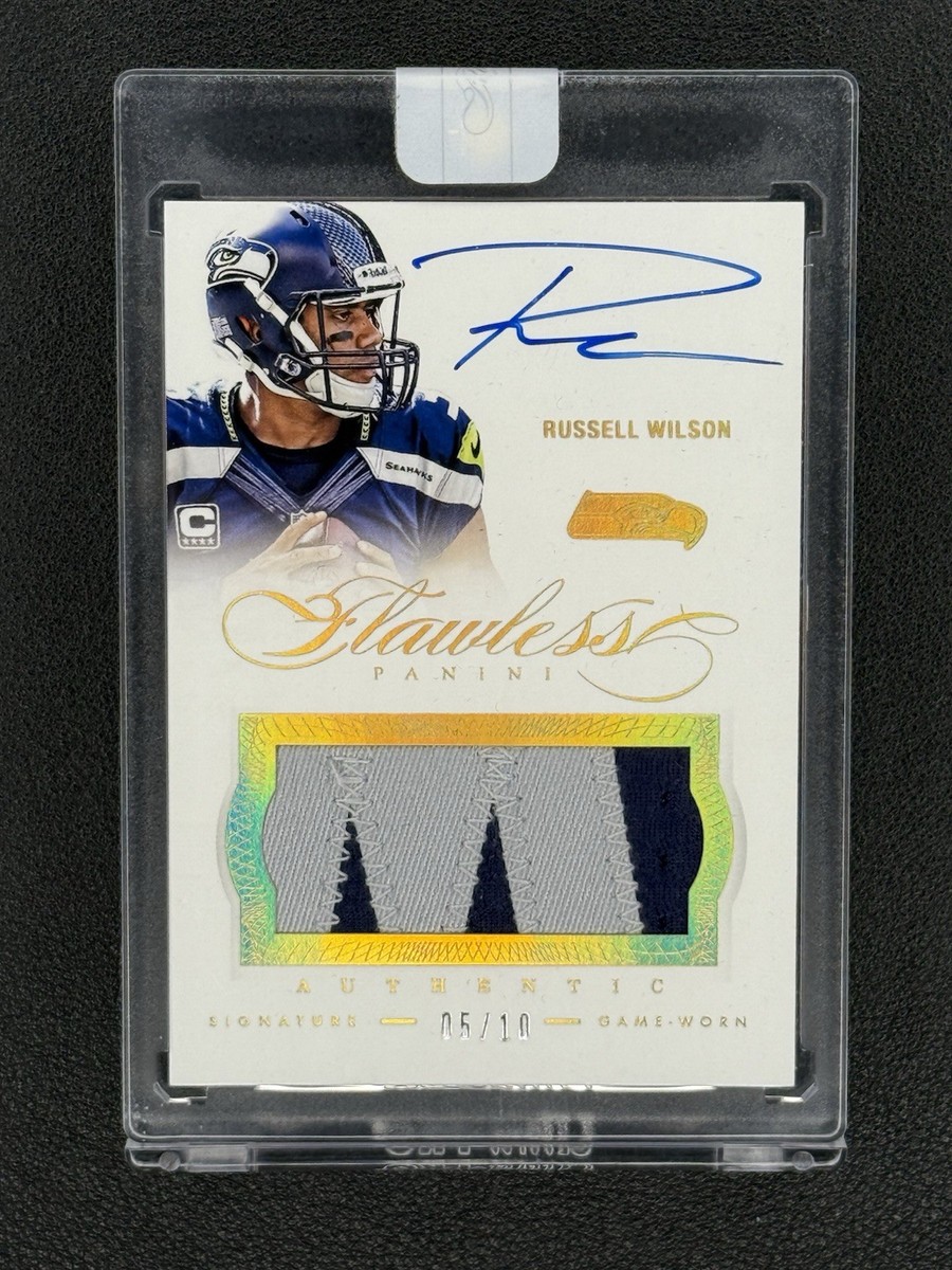 Russell Wilson Autograph Football Trading Cards for sale | eBay