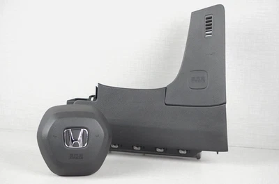 Juego de airbag de rodilla + rueda delantera izquierda Honda Civic 2022-2026 negro OEM Foto 1 de 4