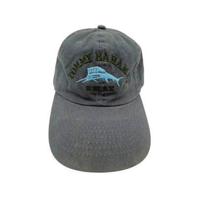 Бейсболка Tommy Bahama Relax кепка синяя с вышивкой Marlin регулируемая - Изображение 1 из 4