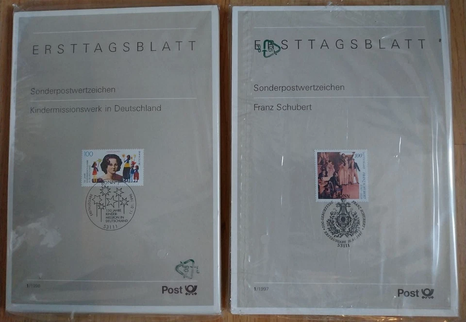 BUND ETB Sammlung 1996 bis 1997 komplett pro Jahr im Blister - Bild 1 von 1