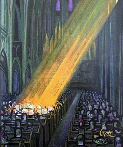 The New Yorker Original Print Magazine Cover April 16 1949 Multi-color by Getz - Picture 1 of 4