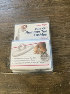 Visco Gel rechter Fuß Hammerzehenkissen von PediFix Größe Herren 9 + Damen 11 + Neu! - Bild 1 von 3