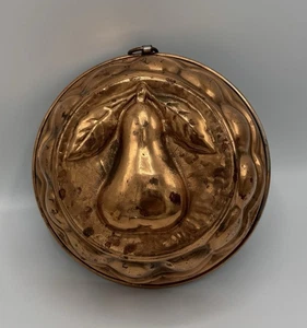 Vintage Kupfer Birne Gelee Form - Zinn gefüttert - Wandbehang - 8" - Made in Italy - Bild 1 von 6