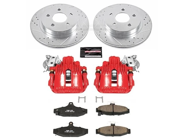 Kit de pastillas de freno trasero y rotor para Pontiac Firebird 1993-1997 1994 1995 BD541XB Foto 1 de 1