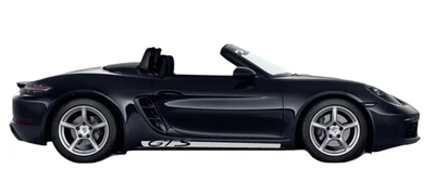 Juego de calcomanías gráficas laterales a rayas personalizadas Porsche Boxster 2012-2025 718 981 GTS Foto 1 de 4