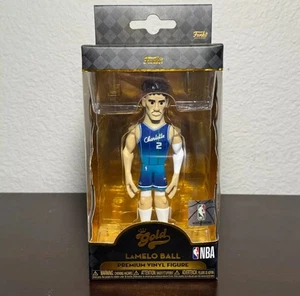 Funko Gold NBA LaMelo Ball Figure Charlotte Hornets 5" New Collector Toy - Picture 1 of 6