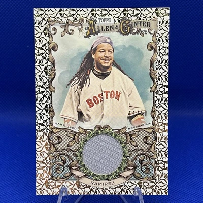 MANNY RAMIREZ 11/50 2025 Topps Allen & Ginter relíquia de filigrana folha de ouro  - Imagem 1 de 2
