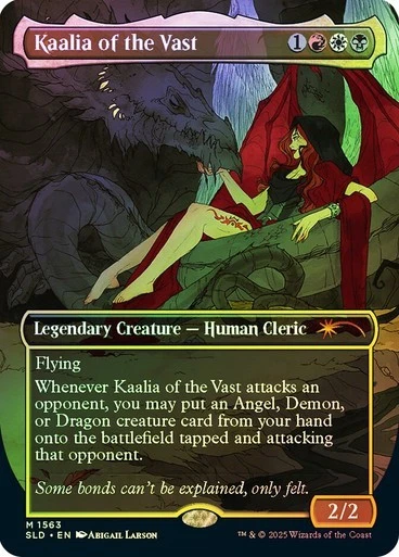 Kaalia of the Vast *Foil Borderless* - SLD - NM - Magic The Gathering - MTG - Image 1 of 1