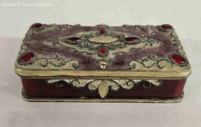 Caja de baratijas esmaltada Foto 1 de 4