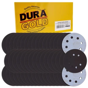 5" 8-Hole Wet/Dry Sanding Discs, 1200 Grit - 50 Sandpaper Discs with Hook & Loop - Foto 1 di 5
