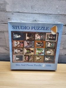 1000 PIECE BITS AND PIECES STUDIO PUZZLE - SNOWMEN CELEBRATION - 2004 - NIB - Picture 1 of 5