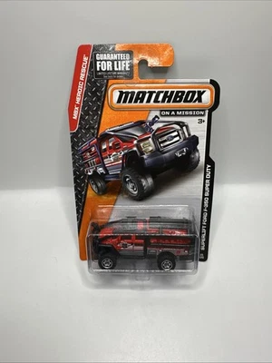 MATCHBOX ON A MISSION SUPERLIFT FORD F-350 SUPER DUTY 85/120 - Image 1 of 4