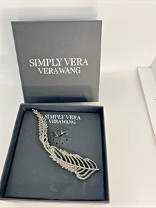 Broche/alfiler Simply Vera hoja grande/pluma Vera Wang - Imagen 1 de 8