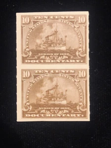 U.S: UNUSED #R168A IMPERF PAIR NO GUM AS ISSUED CV $40 - Picture 1 of 1