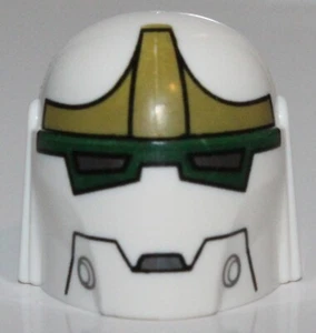 Lego Star Wars Minifig Helmet Bounty Hunter Jaw Dark Green Olive Green - Picture 1 of 3