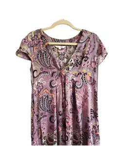 Odd Molly Womens Dress M Size 2 Multicolor Boho paisley Summer dress - Picture 1 of 7