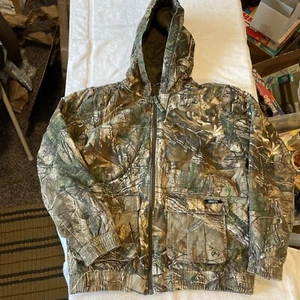 GANDER MOUNTAIN GUIDE SERIES CAMO HOODED JACKET COAT Youth XL - Picture 1 of 15