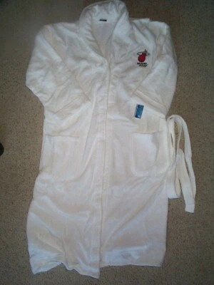 ($110) Bata de baño Miami Heat NBA Jersey adulto HOMBRE/HOMBRE/MUJER/MUJER (unisex) Foto 1 de 4