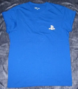 Playstation Joystick Controller Design Medium Blau T-Shirt UNI QLO UT - Bild 1 von 4