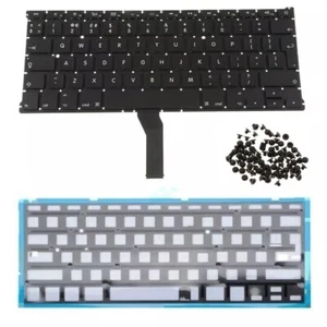 Apple Macbook Air 13" A1369 A1466 UK Layout Keyboard + Backlit + Screws 2011-17 - Afbeelding 1 van 1