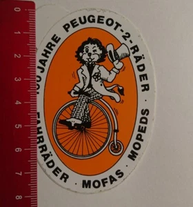 Aufkleber/Sticker: 100 Jahre Peugeot 2 Räder (200317145) - Bild 1 von 1