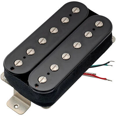 Artec HBBA-TBN Black Alnico 5 Uncovered Humbucker Electric Guitar Bridge Pickup