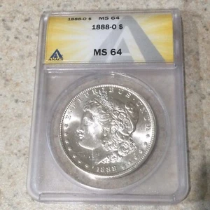 1888-O Morgan Silver Dollar ANACS MS64 “Beautiful Coin” - Picture 1 of 2
