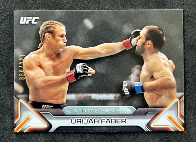 2016 Topps UFC Knockout Silver 60/227 Urijah Faber #82 - Image 1 of 2