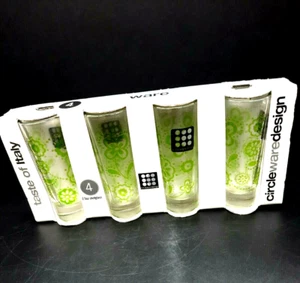 Circleware Design Taste Of Italy 4er Set 2,5 Oz. Schnapsgläser Neu in OVP - Bild 1 von 8