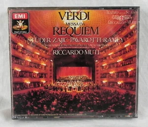 CD Set "Verdi Requiem", Studer Zajic Pavarotti Ramey, EMI, 2 Discs, New Sealed - Foto 1 di 4