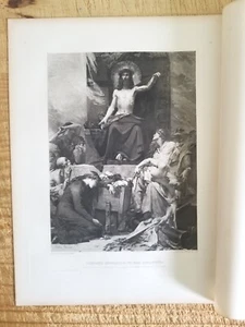 CHRIST INVITATION TO AFFLICTED-MAIGNAN.14.3"x10.5" 1800's ENGRAVING PRINT*EP10 - Picture 1 of 3