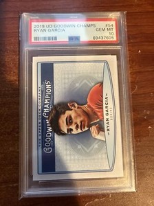 2019 UD Goodwin Champions #54 RYAN GARCIA RC Rookie Card PSA 10 Gem Mint