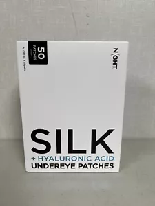 Night Silk + Hyaluronic Acid Undereye Patches 15 pairs Ct Firming Plumping - New - Picture 1 of 4