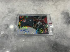 2020 Panini Select Tyler Johnson Black Prizm Rookie Patch Auto NFL Shield 1/1