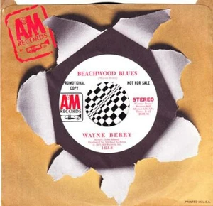 Wayne Berry 45 RPM - Beachwood Blues (A&M 1421 Promo, 1973) - Picture 1 of 2
