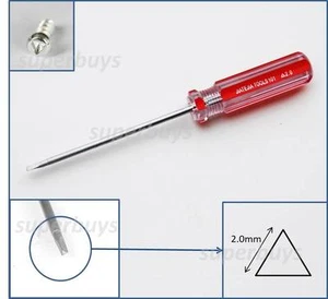2mm Triangle Key End Tip Screwdriver Repair Triangular Head Headed Screw R - Picture 1 of 2