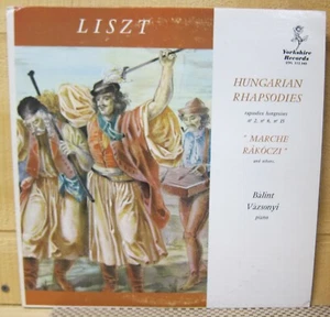 Liszt Hungarian Rhapsodies - Balint Vazsonyi - Yorkshire 1966 - Imagen 1 de 2
