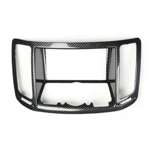 For Infiniti G37 2008-2013 Carbon Fiber Car Console Navigation Cover Trim Decor - Foto 1 di 8