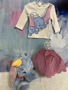 REBORN DOLL CLOTHES, DUMBO 100TH TOP, + SKIRT & DUMBO. - Picture 1 of 5