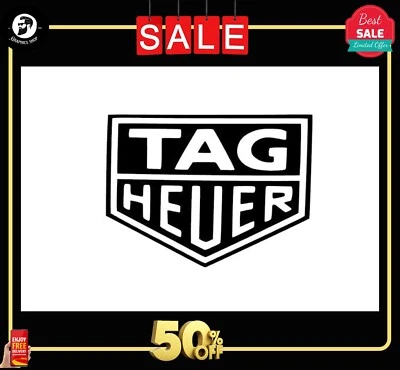 Réplica de calcomanías de vinilo de coche de turismo de rally con logotipo de Tag Heuer multicolor