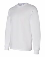 Gildan Heavy Cotton Long Sleeve T-Shirt 5400 - White - Small