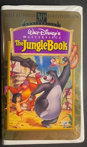 Walt Disney VHS 1997 Masterpiece Collection The Jungle Book 30th Anniversary - Picture 1 of 2
