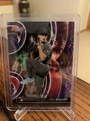 2020 Bowmans Best Zac Gallen RC Refractor #/250 Arizona Diamondbacks Rookie - Image 1 of 3