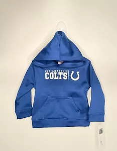 NFL Indianapolis Colts Logo Hoodie Baby Size 2T Long Sleeve Pullover Football - Picture 1 of 4