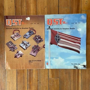 QST Magazine Lot of 2 1980-81 Amateur Radio ARRL Flag High Dynamic Range Mixers - Picture 1 of 3