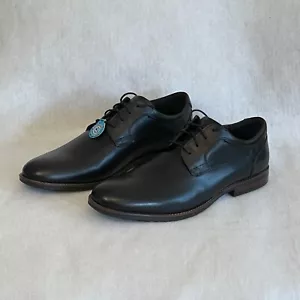 Rockport Men's Shoes Dustyn Plain Toe Black 13 Medium, Original Retail $125.00 - Picture 1 of 15