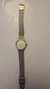 DAMEN SKAGEN DÄNEMARK ULTRA SCHMALE EDELSTAHL WASSERDICHTE UHR 32 SGSC - Bild 1 von 10