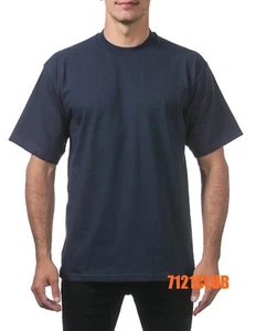 PRO CLUB HEAVYWEIGHT T SHIRTS PROCLUB MENS PLAIN SHORT SLEEVE BIG AND TALL M-7XL - Picture 1 of 42
