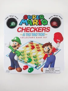 Super Mario Checkers & Tic Tac Toe - Collectors Game Set (2018) Neu / Sealed - Bild 1 von 4
